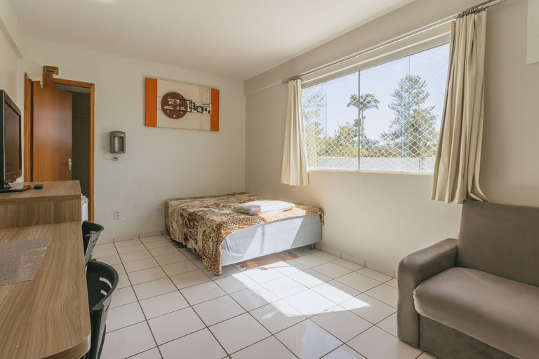 Room 3, Flat Acqua Ville 2 Lazer e Conforto no Centro, Caldas Novas
