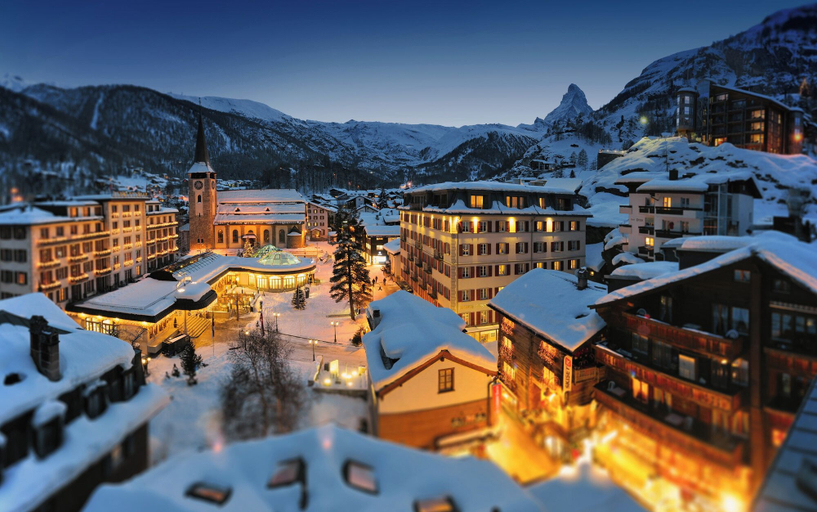 Exterior & Views 2, Hotel Monte Rosa, Visp