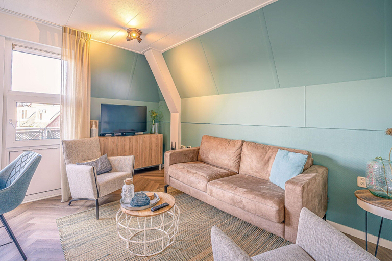 Living room 4, Nice apartment near the center of De Koog, Texel