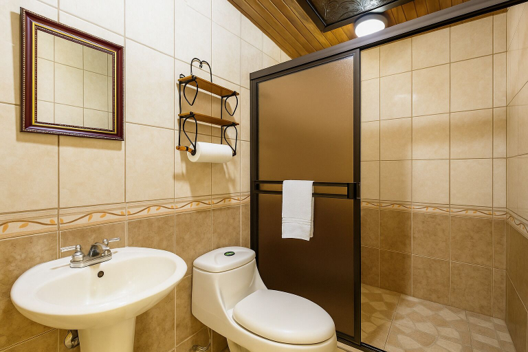 Bathroom 3, La Terraza Guest House B&B, Grecia