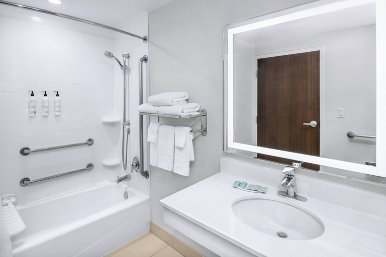 Bathroom 3, Fairfield Inn & Suites by Marriott Edmonton North, Division No. 11