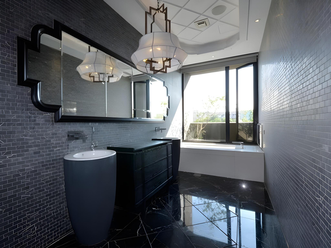 Bathroom 4, Yunping motel, Taichung