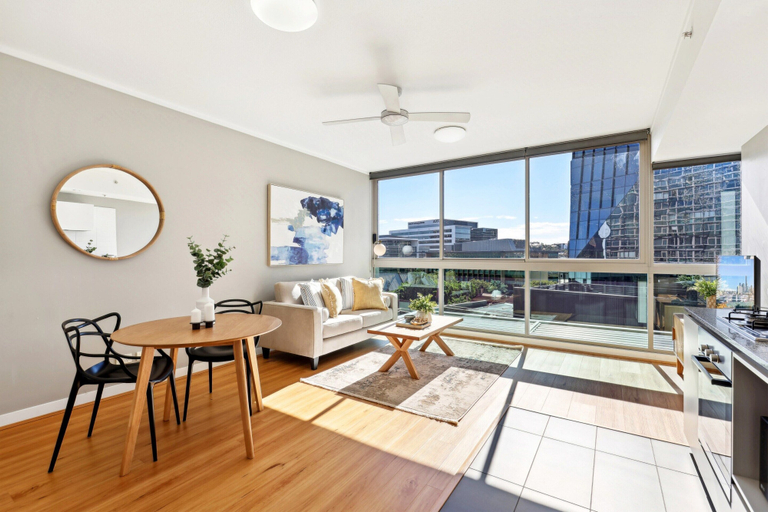 Living room 4, Elegant Inner-city 1-bed With Rooftop Dining, Fortitude Valley