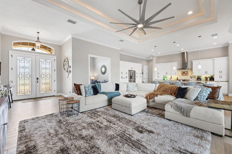 Living area 5, Punta Gorda Private Pool+spa Vacation Home 3 Bedroom Home, Charlotte