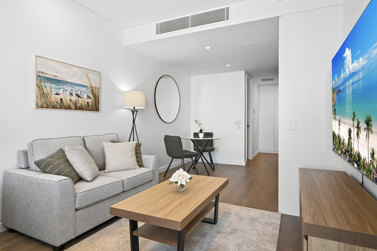 Living area 2, Bright Studio in Trendy North Fremantle, Fremantle