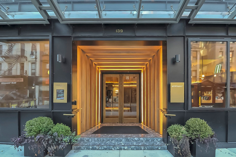 Exterior detail, The Merchant Hotel Lower East Side, New York