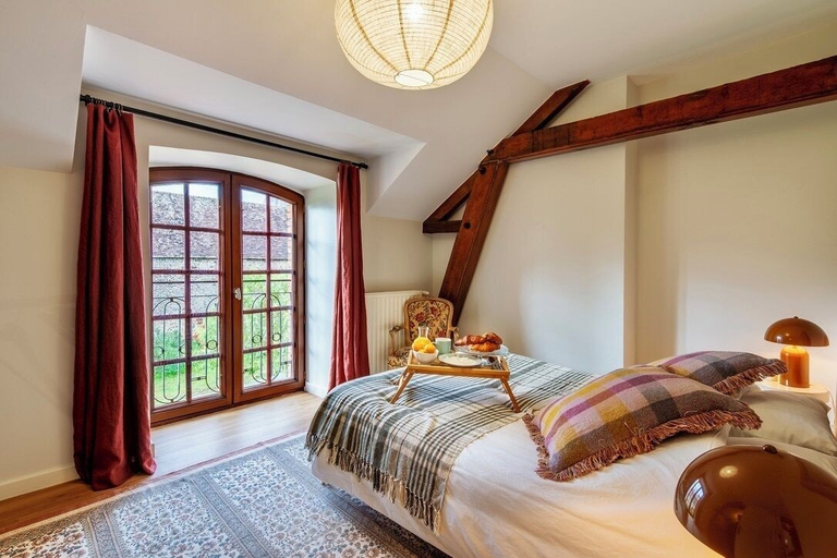 Bedroom 3, Domaine de Fontenay, Sarthe