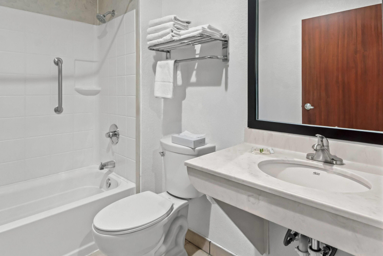 Bathroom 4, Super 8 by Wyndham Weatherford, Parker