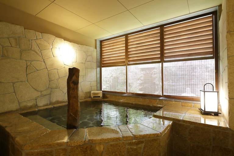 Bathroom 4, Onyado Shikishima-Kan, Kotohira