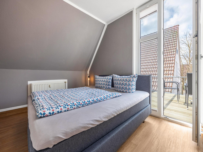 Bedroom 2, Reihenhaus mit WLAN in Buchholz am Muritzsee, Mecklenburgische Seenplatte