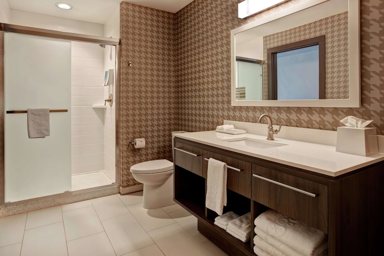 Bathroom 4, Home2 Suites by Hilton Charlotte Uptown, NC, Mecklenburg