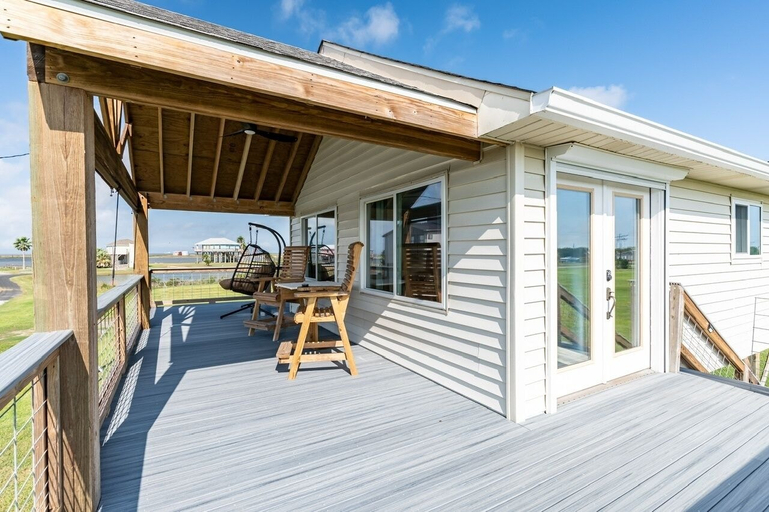 Terrace/patio, Lazy Lagoon 1 Bedroom Home, Galveston