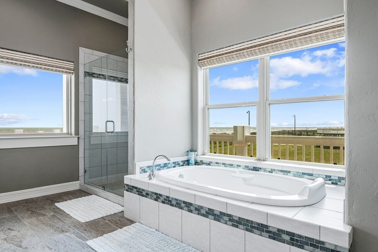 Bathroom 5, Ocean One 4 Bedroom Home by RedAwning, Galveston