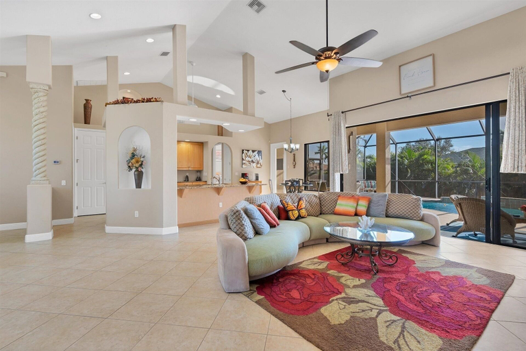 Living area 3, Cape Coral 4 Bedroom Private Pool Home 4 Home, Lee