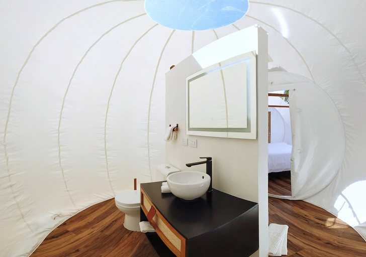 Bathroom 3, Green Land Bubble Glamping, Sosua