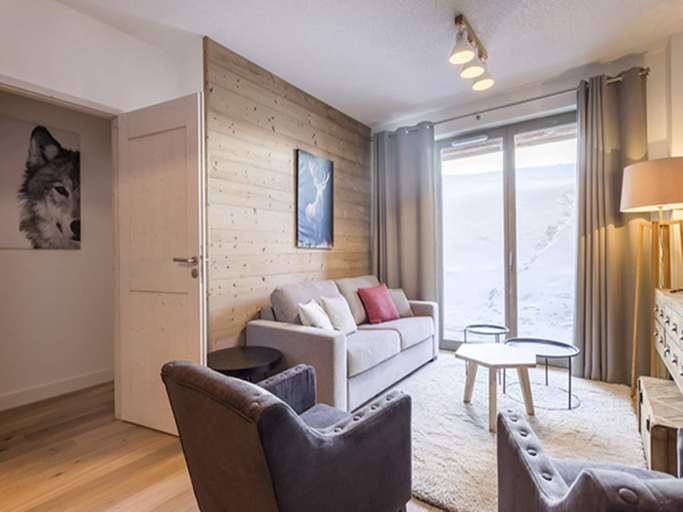 Living room 3, Apartment in La Rosiere Near Ski Slopes, Savoie