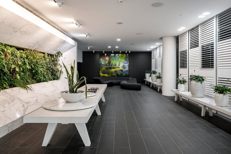 Lobby, Chic City Escape With Pool, Gym & Parking, Melbourne