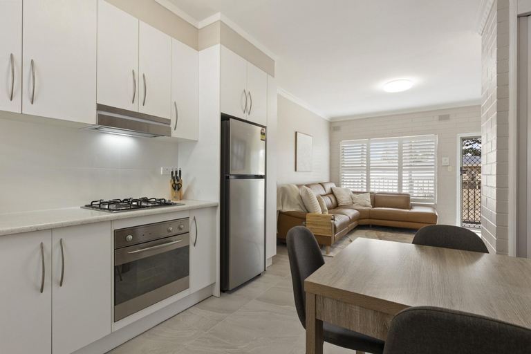 Kitchen 5, Bright 2-Bed Apartment Steps from Largs Bay Beach, Adelaide