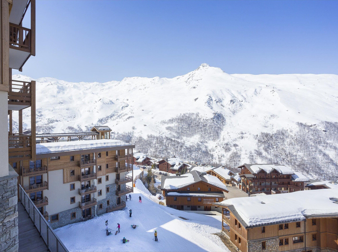 View from property 4, Apartment in Les Menuires With Spa Access, Savoie