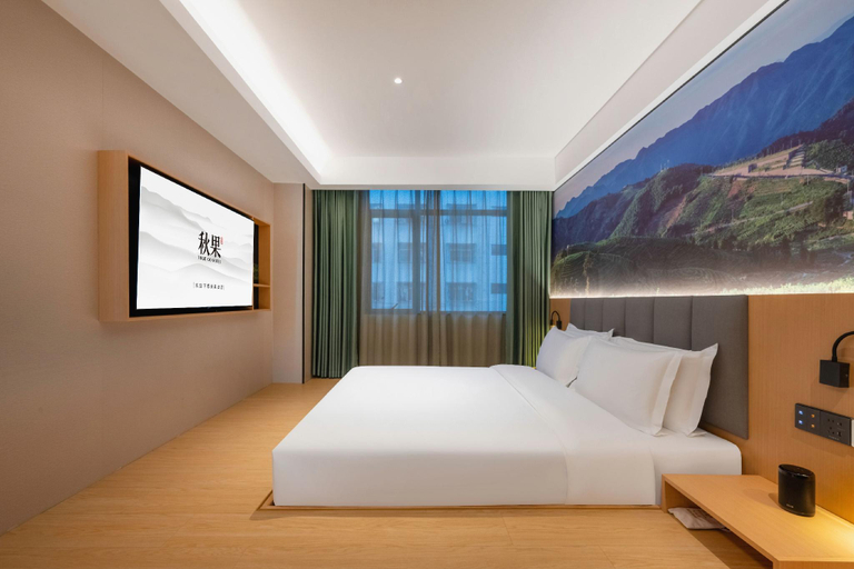 Bedroom 2, Shenzhen Futian Huaqiang North Qiuguo Hotel, Shenzhen