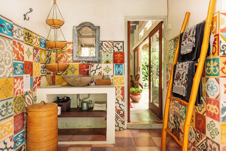 Bathroom 4, Barong Retreat Villa Ubud with Hammock Terrace, Garden & Koi Pond, Gianyar