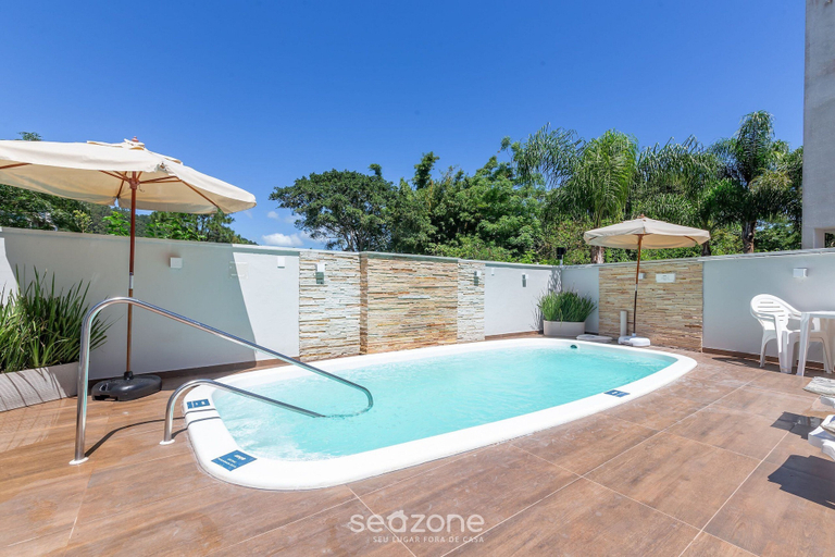 Pool 3, Moderno Apto c/ Piscina em Canasvieiras RCP202, Florianopolis