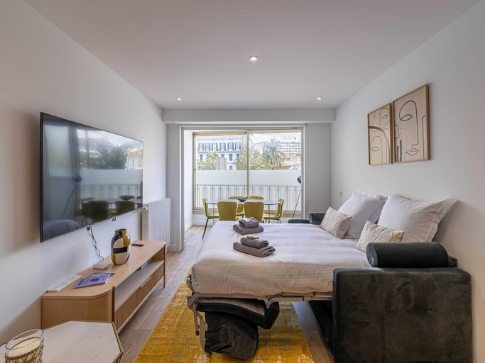 Bedroom 2, Magnificent 3room apartment quiet balcony, Alpes-Maritimes