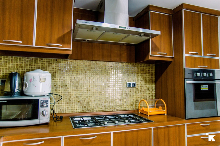 In-Room Kitchen 5, Elegant 2Br With Extra Room Apartment At Sudirman Tower Condominium, South Jakarta