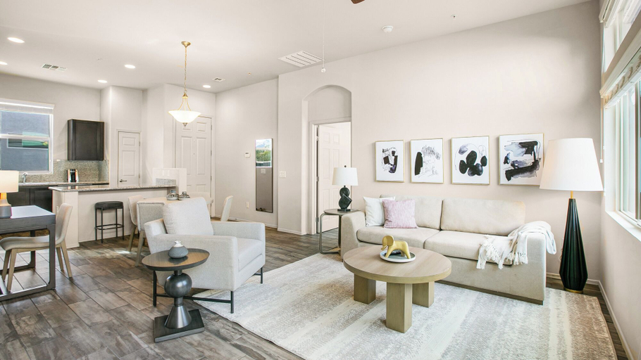 Living area 5, Landing Apartments New Haven, New Haven