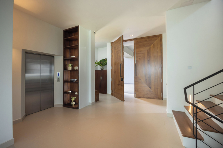 Elevator, Starlit A Luxury Hilltop Villa with Infinity Pool & Chef, Welipitiya