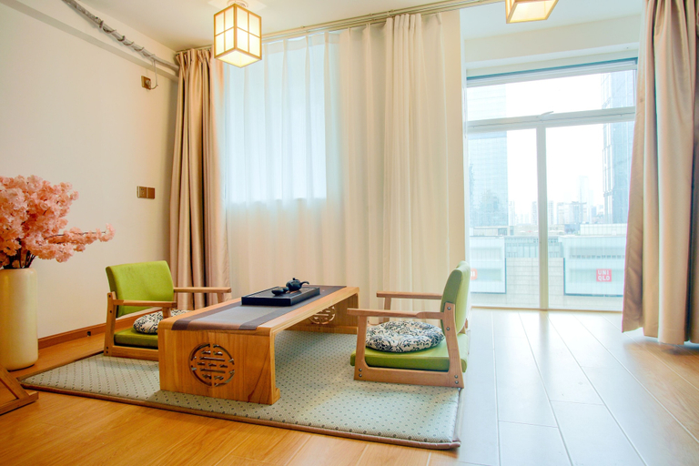 Room 5, Xihe Light Luxury Self-service Apartment, Chengdu