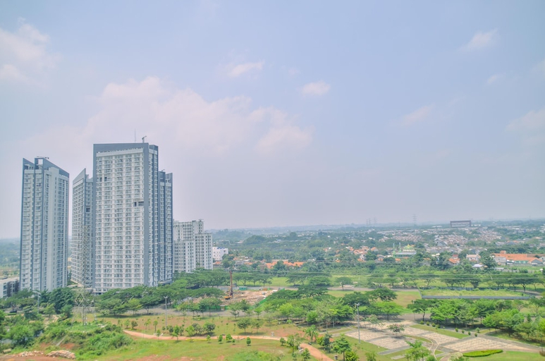 Exterior & Views, Fully Furnished with Modern Design Studio Sky House BSD Apartment, Tangerang Selatan