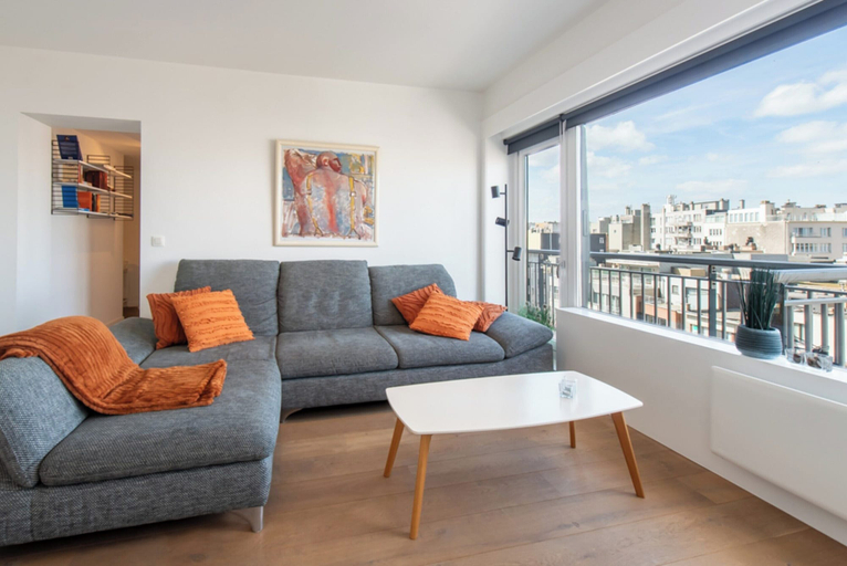 Living room 3, Centraal Appartement Voor 4 Personen, West-Vlaanderen
