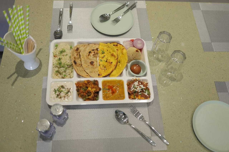 Breakfast meal, Hotel Black Harbour, Bharatpur