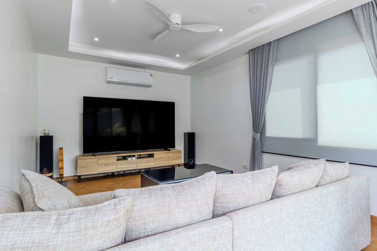 Living area 3, 5BR Villa Waterfall Pool Movie Room V257, Phuket Island