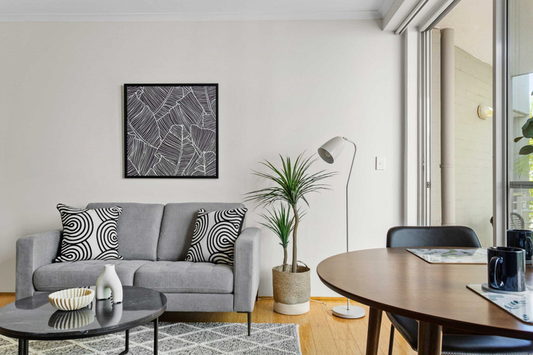 Living room, Idyllic Studio by University Campuses, Sydney