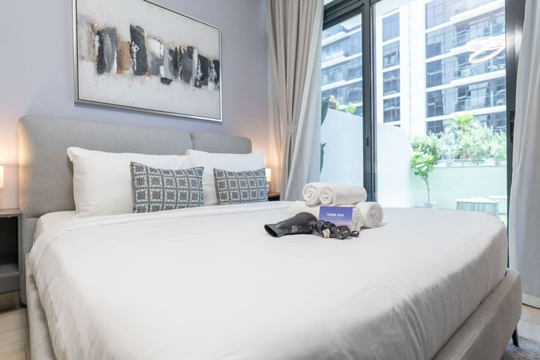 Room 3, Elegant Studio With Garden in Meydan - Dubai, Dubai