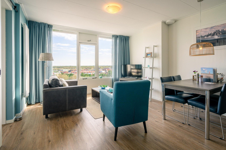 Living room 3, 2 Person Apartment With Island View, Texel