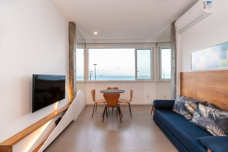 Living area 5, Studio Beach View in Copacabana A 3196/502, Rio de Janeiro