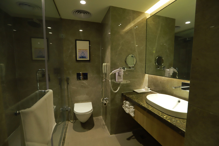 Bathroom 4, Grand Sarovar Portico, Latur