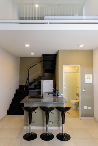 Room 3, Loft c Ar Smart Lock e Wi-fi no Cora o do Itagu, Ubatuba