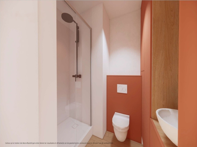 Bathroom, Attractive Apartment in Bree for 2 Guests, Limburg