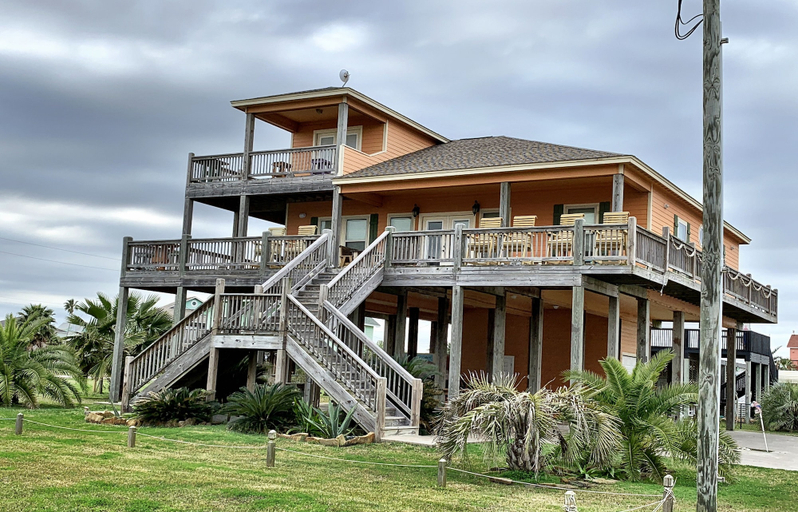 Exterior 2, Seaside Merryment 4 Bedroom Home, Galveston