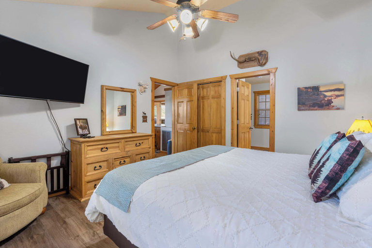 Bedroom 2, Grey Moose Lodge w/ Amenities Access!, Stone