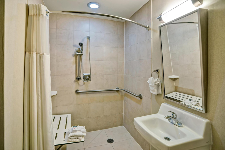 Bathroom 5, DoubleTree by Hilton Downtown Wilmington - Legal District, New Castle