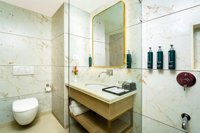 Bathroom 5, Double Tree by Hilton Goa-Arpora-Baga,Goa,India, North Goa