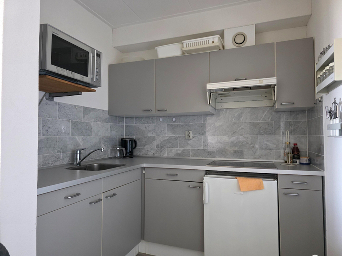 Private kitchen, 2 person apartment with sea view, Texel