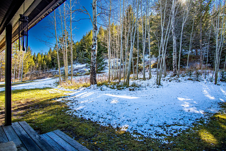 Exterior detail, Chocolate Gulch Cabin - North of Ketchum, Blaine