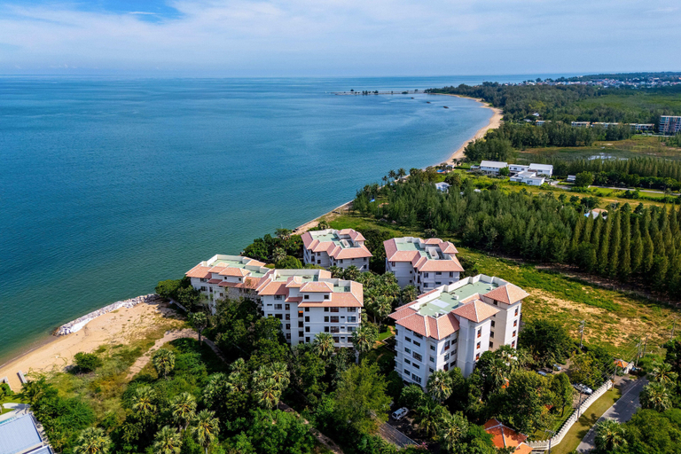 Aerial view 3, 4 Bed Beachfront Condo SP43, Pran Buri