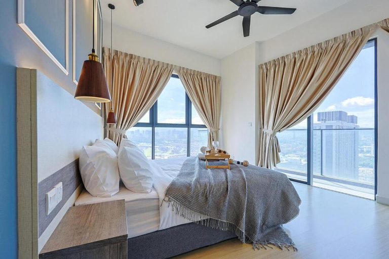 Bedroom 3, Luxurious TRX Corner Dual Balconies 2 Bedrooms, Kuala Lumpur